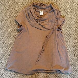 Kew dusty rose cowl neck boho chic T